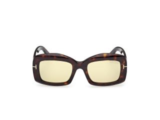 Óculos de sol Tom Ford FT1218 VENETIA Castanho Retangular - 2