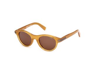Óculos de sol Ermenegildo Zegna EZ0271 Castanho Redonda - 1