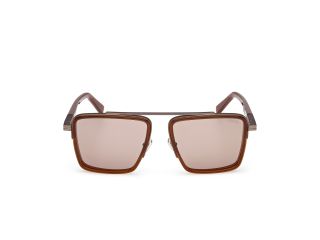 Óculos de sol Ermenegildo Zegna EZ0272 Castanho Aviador - 2