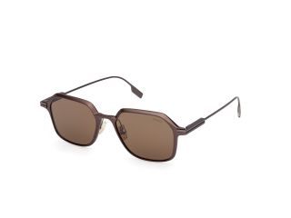 Óculos de sol Ermenegildo Zegna EZ0274 Castanho Quadrada - 1