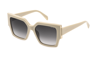 Óculos de sol Police SPLR21 SECRET 1 Beige Quadrada