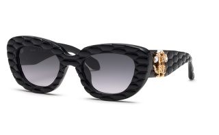 Óculos de sol Roberto Cavalli SRC058S Preto Quadrada