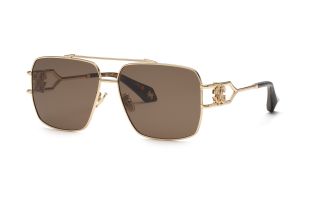 Óculos de sol Roberto Cavalli SRC131 Dourados Quadrada