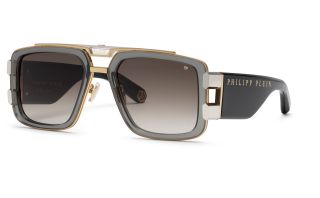 Óculos de sol PHILIPP_PLEIN SPP128M PLEIN EAGLE Dourados Quadrada