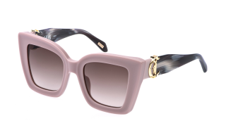 Óculos de sol Just Cavalli SJC142V Rosa/Vermelho-Púrpura Quadrada