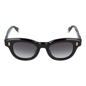 Óculos de sol Furla SFU986 Preto Redonda - 2