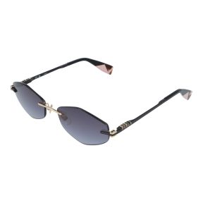 Óculos de sol Furla SFUB28 Dourados Ovalada - 1