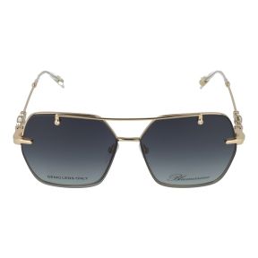 Óculos graduados Blumarine UBM236S Dourados Quadrada - 2