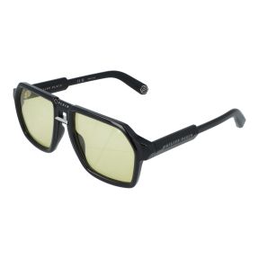Óculos de sol PHILIPP_PLEIN SPP203M PLEIN CONTEMPORARY Preto Quadrada - 1
