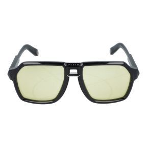 Óculos de sol PHILIPP_PLEIN SPP203M PLEIN CONTEMPORARY Preto Quadrada - 2