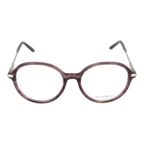 Óculos graduados Nina Ricci VNR431 Rosa/Vermelho-Púrpura Redonda - 2