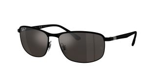 Óculos de sol Ray Ban 0RB3671CH Preto Retangular - 1