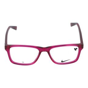 Óculos graduados NIKE JR. NK1000C Rosa/Vermelho-Púrpura Retangular - 2