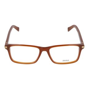 Óculos graduados Ermenegildo Zegna EZ5333 Castanho Retangular - 2