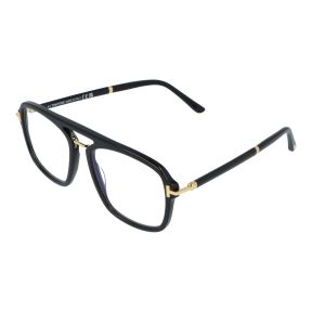 Óculos graduados Tom Ford FT6086-B Preto Aviador - 1