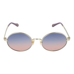 Óculos de sol Chloé CH0326S Dourados Redonda - 2