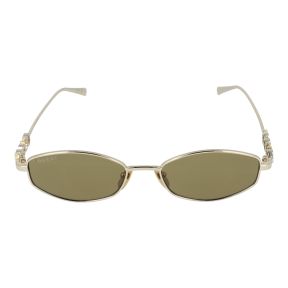 Óculos de sol Gucci GG1802S Dourados Ovalada - 2