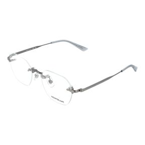 Óculos graduados Montblanc MB0403O Prateados Retangular - 1