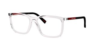 Óculos graduados Prada 0PS 01SV Transparente Retangular - 1