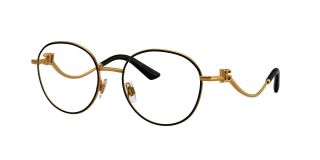 Óculos graduados D&G 0DG1365 Preto Redonda - 1