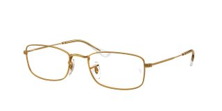 Óculos graduados Ray Ban 0RX6647 Dourados Quadrada - 1