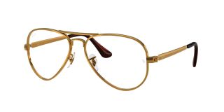 Óculos graduados Ray Ban 0RX3925V Dourados Aviador - 1