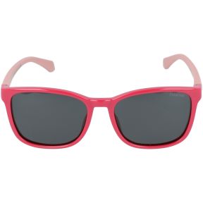 Óculos de sol Polaroid Kids PLD 8077/S Rosa/Vermelho-Púrpura Retangular - 2