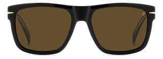 Óculos de sol David Beckham DB 7150/S Preto Retangular - 2