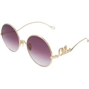 Óculos de sol Chloé CH0372S Dourados Redonda - 1