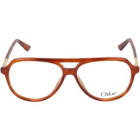 Óculos graduados Chloé CH0366O Castanho Aviador - 2