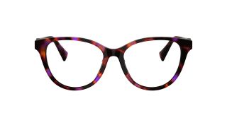 Óculos graduados Ralph Lauren 0RA7198U Rosa/Vermelho-Púrpura Borboleta - 2