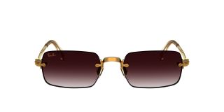 Óculos de sol Ray Ban 0RB3928 Dourados Ovalada - 2
