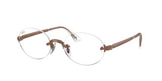 Óculos graduados Ray Ban 0RX3929V Rosa/Vermelho-Púrpura Tamanho: 52X20