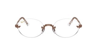 Óculos graduados Ray Ban 0RX3929V Rosa/Vermelho-Púrpura Retangular - 2
