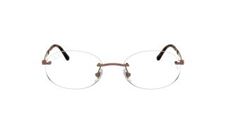 Óculos graduados Ray Ban 0RX3767V Rosa/Vermelho-Púrpura Ovalada - 2