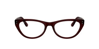 Óculos graduados Ray Ban 0RX5449D Grená Quadrada - 2