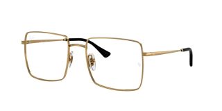 Óculos graduados Ray Ban 0RX6553 Dourados Quadrada - 1