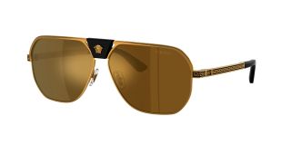 Óculos de sol Versace 0VE2294 Dourados Tamanho: 61X12