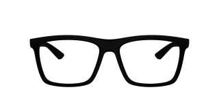 Óculos graduados Prada 0PS 01TV Preto Retangular - 2