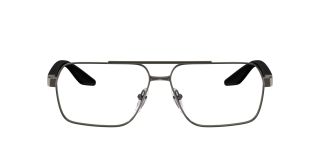 Óculos graduados Prada 0PS 51TV Cinzento Retangular - 2