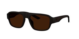 Óculos de sol Emporio Armani 0EA4266U Castanho Quadrada - 1