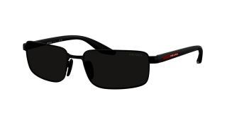 Óculos de sol Prada 0PS B54S Preto Retangular - 1