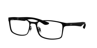 Óculos graduados Ray Ban 0RX8424 Preto Retangular - 1