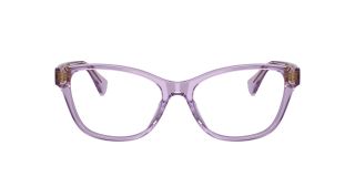 Óculos graduados Ralph Lauren 0RA7195U Rosa/Vermelho-Púrpura Retangular - 2