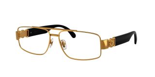 Óculos graduados Versace 0VE1317 Dourados Tamanho: 58X14