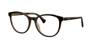 Óculos graduados Ralph Lauren 0RA7188U Castanho Redonda - 1