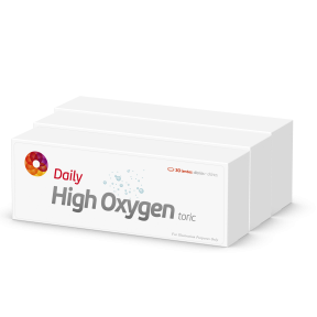 Lentes de contacto Diárias Daily High Oxygen Toric 90 unidades