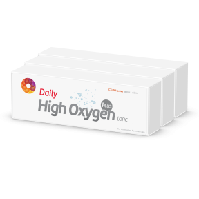 Lentes de contacto Daily - Mais Optica Daily High Oxygen PLUS Toric 90 unidades - 1