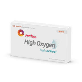 Lentes de contacto Mensais Freelens High Oxygen HydraActive + Sphere 6 unds.