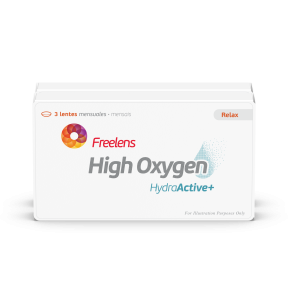 Lentes de contacto Freelens - Mais Optica Freelens High Oxygen HydraActive + Relax 6 unds. - 2